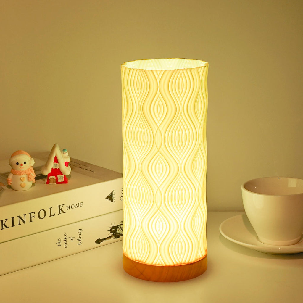 Boho Table Lamp 3d Printed Art Sculpture Table Lamp – Unique Bedside Decor, Night Light, And Creative Birthday Gifts For Mom