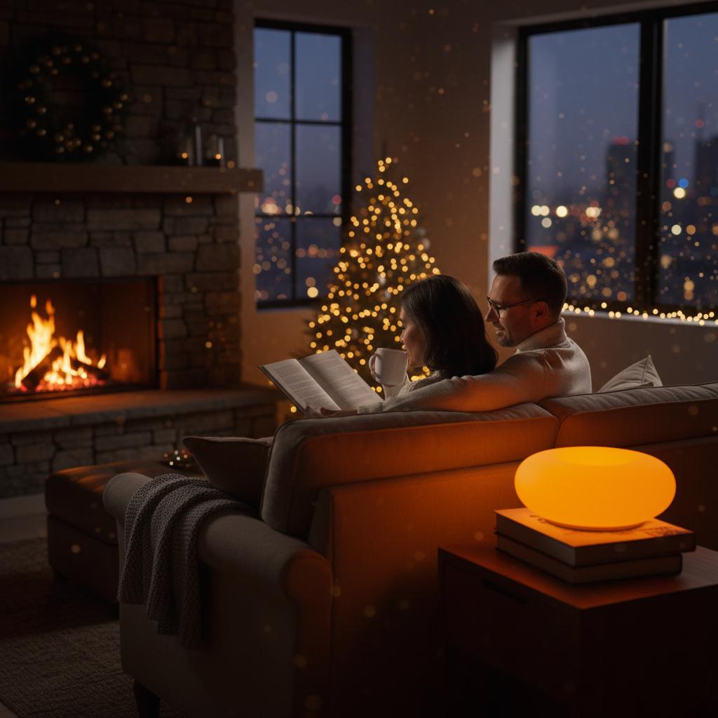 Modern Donut Led Table Lamp | Dimmable Ring Mood Light, Usb Powered