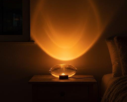 Crystal Sky Eye Table Lamp, Sunset Projection Led Light, Rgb Remote