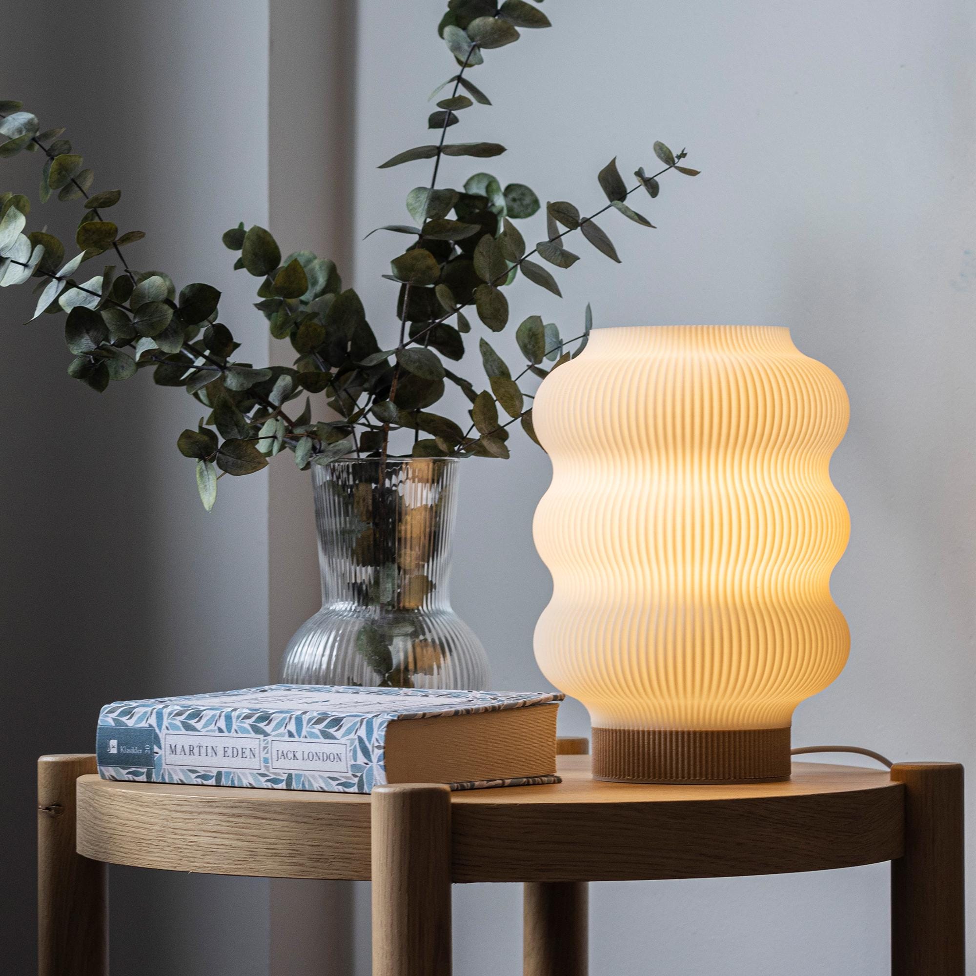 Minimalist Table Lamp, Cozy Bedside Light, Modern Nightstand Lighting, Warm Desk Light