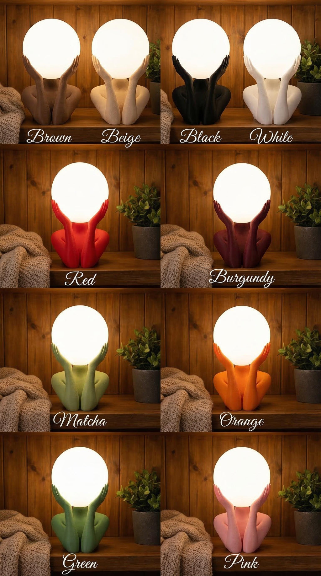 Sculptural Sphere Table Lamp, Modern Bedside Serenity, Artistic Ambient Light, Minimalist Home Decor